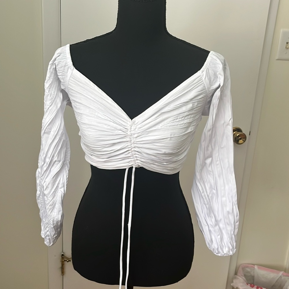 Urban outfitters crop blouse